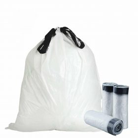 Drawstring Trash Bag on Roll