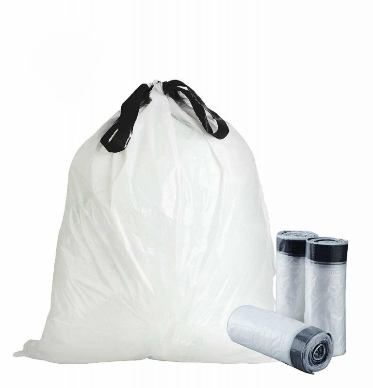 Household Plastic Draw Tape Trash Bag on Roll for 3-6 Liter Trash Bin -  China Bag and Garbage Bags price