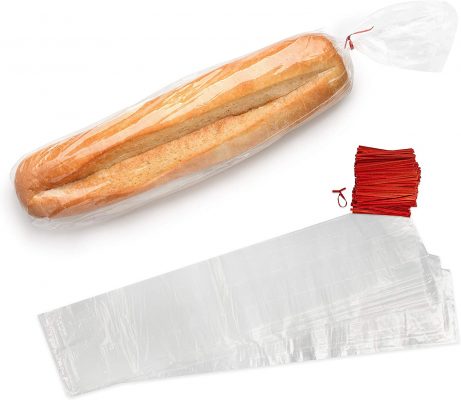 Printed Clear Virgin Material Plastic Food Grade Plastic LDPE Bread  Packaging Bags with Ties on Roll Manufacturers and Factory China   Customized Products Wholesale  Kangle Plastics
