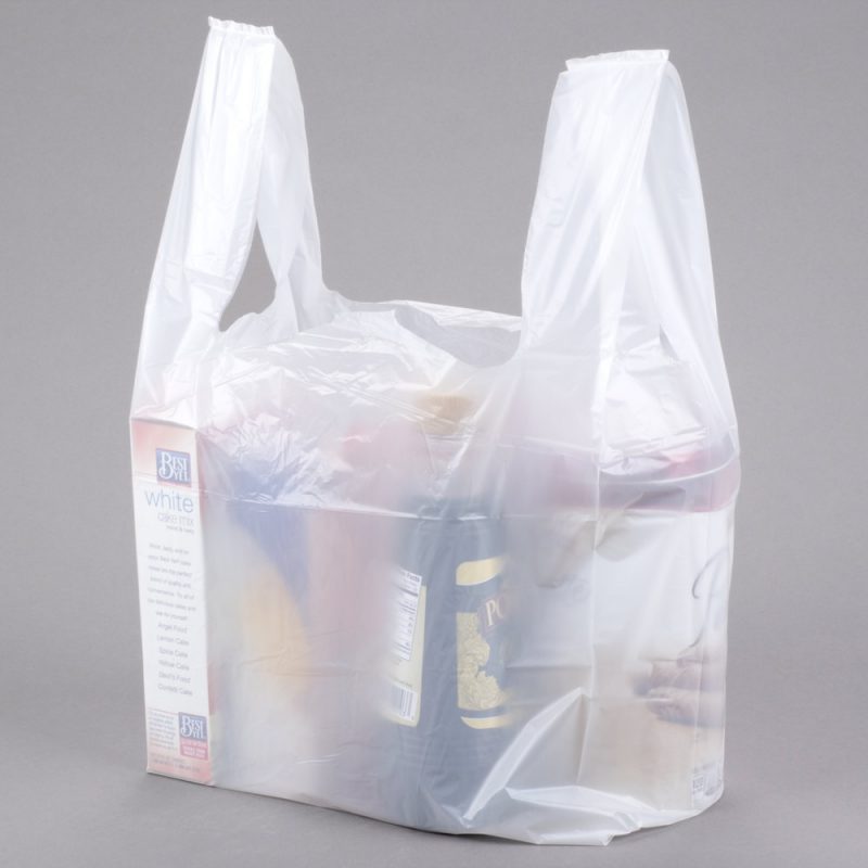 Plastic take out food bags