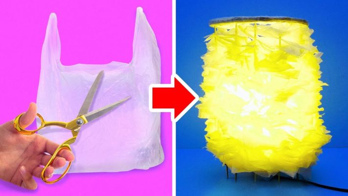 Make Decorations from plastic bags